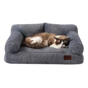 Large Size Dog Cat Bed 36” x 26” Calming Sleeping Super Plush Doggy Bed